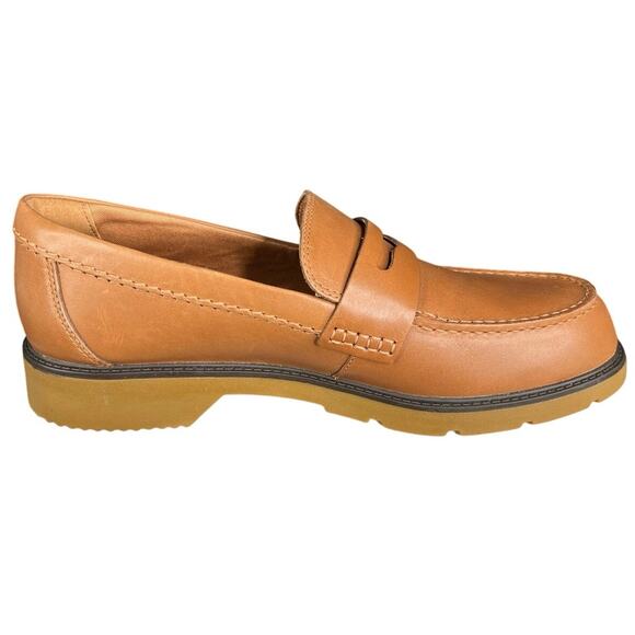 Sperry Women’s Wells Tan Leather Penny Loafer Size US 12 - Picture 4 of 10